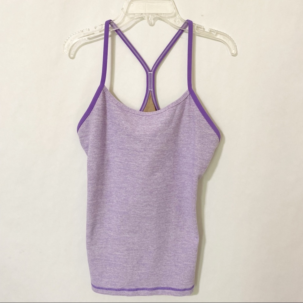Lululemon Purple Power Y Tank Workout Top 8